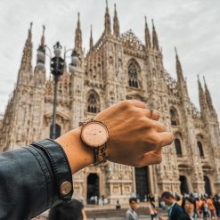 Dámské dřevěné hodinky Mirri Zebrano