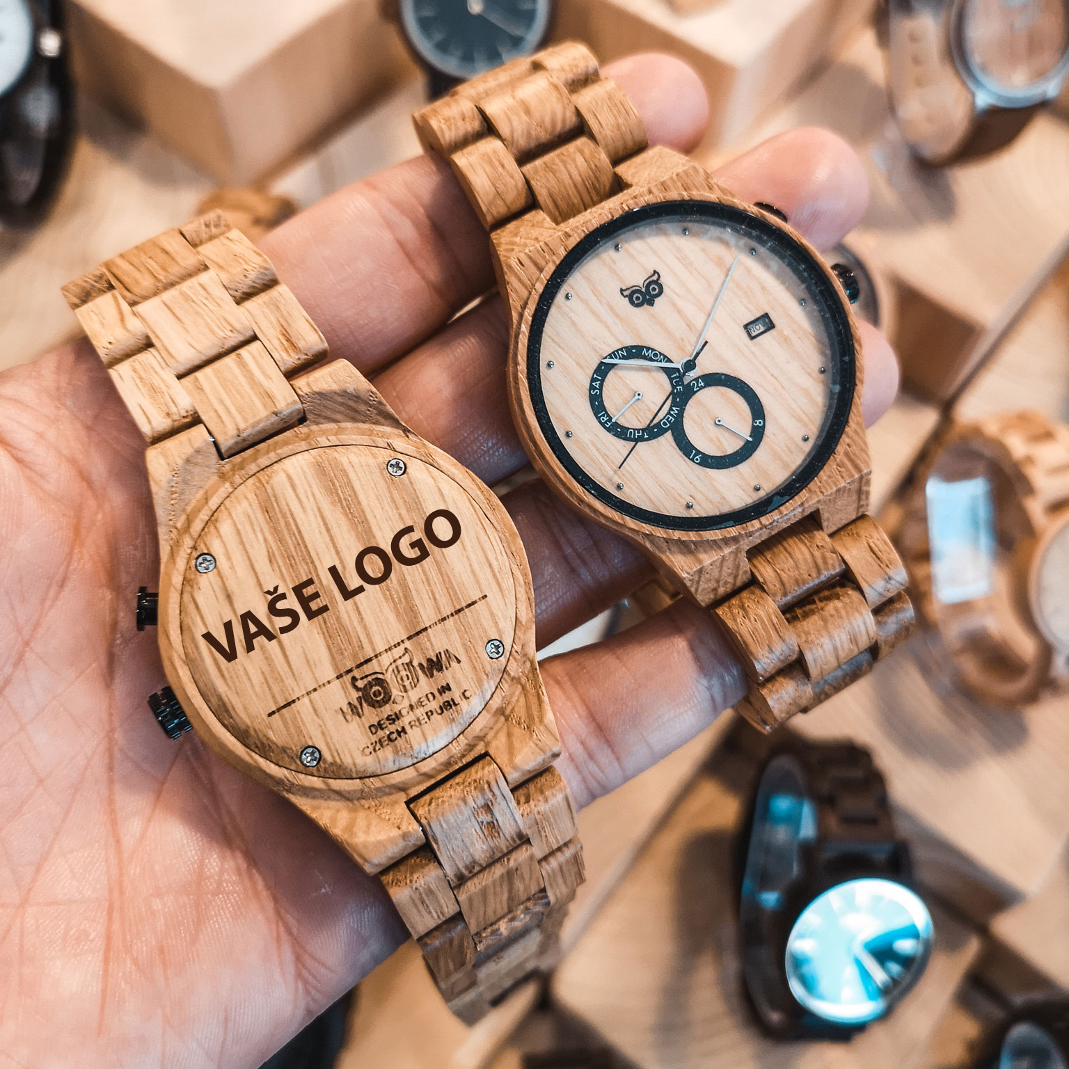 Vlastní logo na hodinky